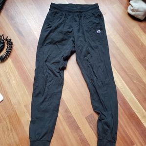 Black mens champion joggers